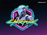 create custom futuristic cyberpunk, mech, y2k logo design