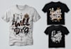 do typography tshirt graphics t shirt and merchandise design