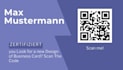design a modern and professional business card