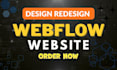 build professional high quality website in webflow