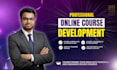 develop complete elearning course with lessons and workbook