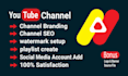 create youtube channel setup and optimize professionally