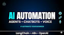 build ai automation workflows, chatbots, voice agents using langchain and n8n