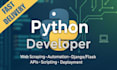 build django web app, web scraping as python developer with database integration