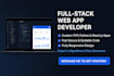 develop your full stack web app with react, PHP, or python