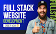 do website development as full stack developer with next js, react, node js