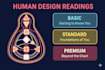 provide an in depth human design reading and practical guidance