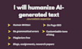 edit proofread and humanise your ai generated content