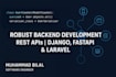 develop django or fastapi backend apis for business applications