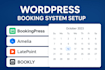 set up appointment booking system with bookingpress amelia latepoint or bookly