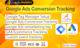 fix, setup google ads conversion tracking, ga4 ecommerce track with server side
