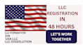 register USA llc and ein in 48 hours and llc dissolution