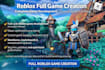 roblox full game creation, full game development, roblox game, roblox scripter