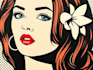 draw a retro pop art roy lichtenstein style