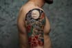 make a super artistic tattoo designs in japanese style