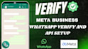 setup meta verified business account, whatsapp api setup, verify domain
