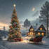 draw any christmas illustration in my style