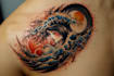 design a tattoo design in japanese style