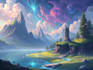 fantasy landscapes, illustration, environment