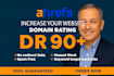 increase your ahrefs DR 90 plus with high manual  backlinks