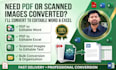 convert PDF to word, excel and scanned documents