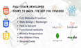 build or redesign your website as a full stack developer