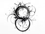 custom an abstract black tattoo design