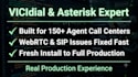 build an voip vapi sip trunk twilio pbx vicidial asterisk call center dialer