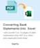 convert bank in to excel