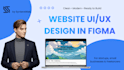 design a modern UI UX website in figma