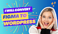 convert figma to wordpress, psd to wordpress, figma to elementor