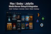 setup plex media server, plex with sonarr, radarr, plex synology, emby, jellyfin