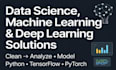 do python data analysis, cleaning ,prediction with ml and dl and project web app
