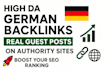 create german guest post backlinks, high da link building