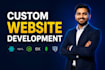 custom website development, full stack web developer,frontend backend developer