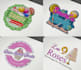 do bakery, cookies, dessert, pizza logo
