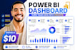 create a professional power bi dashboard to track your kpis