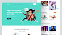 design and develop a stunning website using HTML, CSS, and javascript