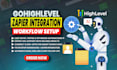 setup or fix gohighlevel integration with zapier automation
