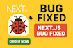 fix bugs and errors in your nextjs application