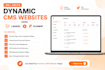 create dynamic cms websites using  laravel