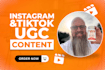 male ugc creator for social media ads