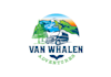 design particular van whalen adventures logo