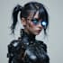 make cyberpunk character art