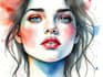 create a custom watercolor portrait