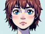 create a clean 8 bit 16bit custom pixel art portrait