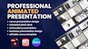 design modern canva presentation and animated pitch deck
