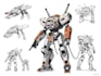 high quality robot, mecha concepts