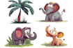 create artistic vector animal illustration