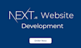 develop next js website